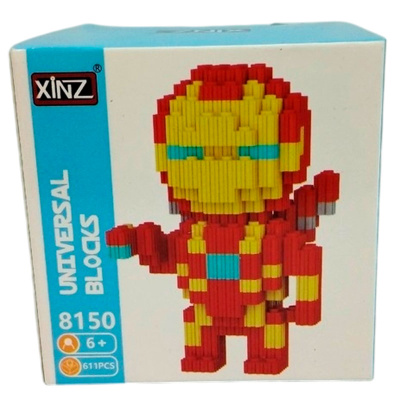 3D-конструктор Герой в красном XINZ 3D8150 1